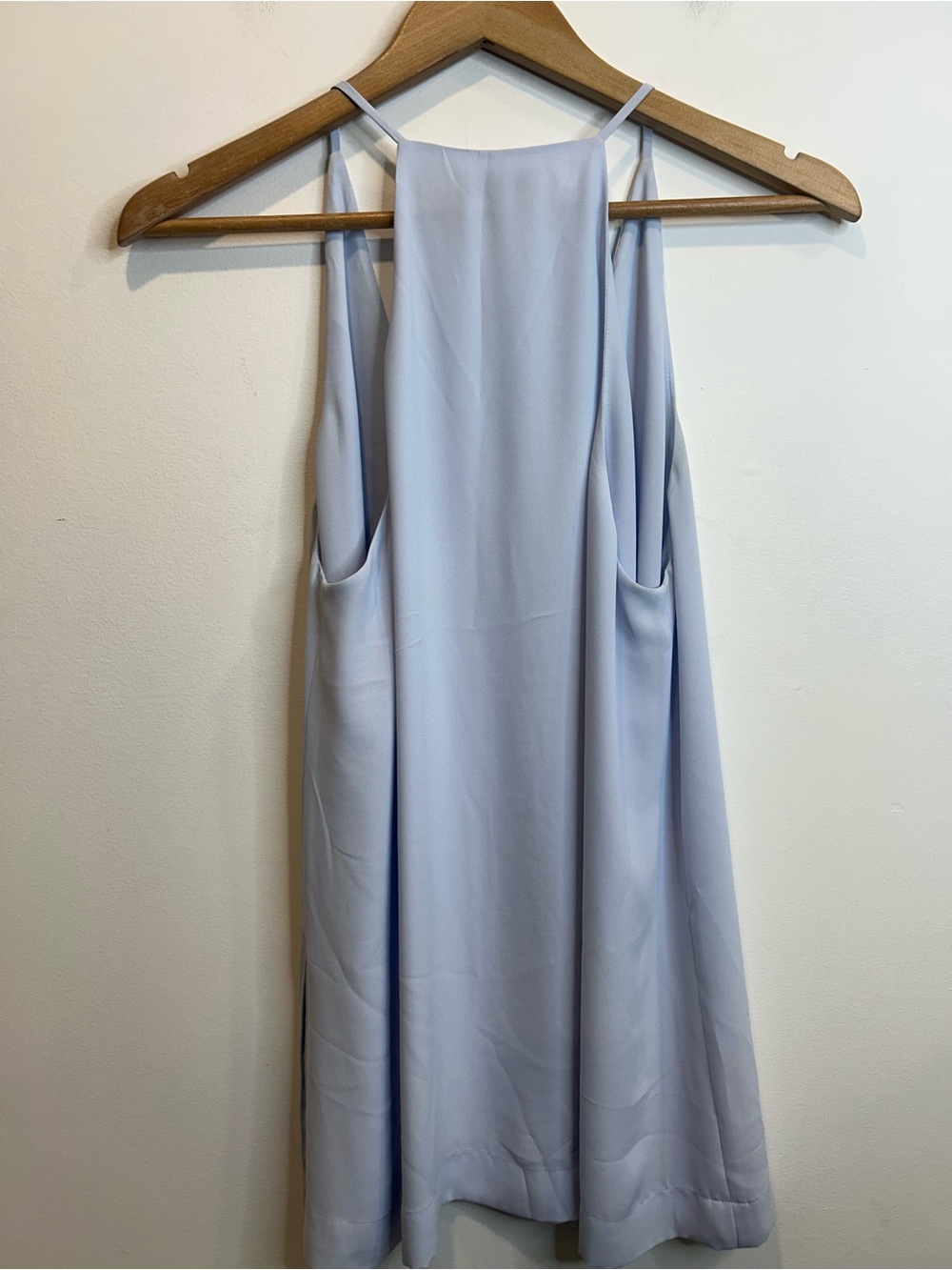Aritzia Babaton Morris Blouse V-Neck Camisole Powder Blue - Picture 6 of 8